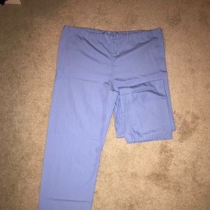 SB scrub pants w/ drawstring blue size small